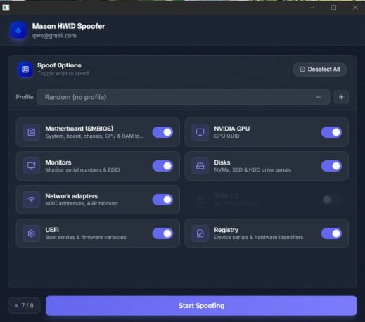 Mason HWID Spoofer