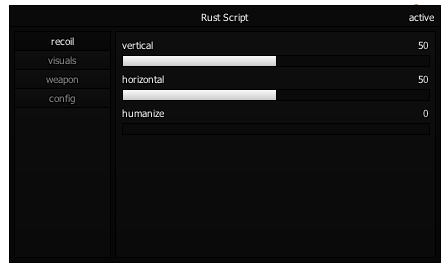 Rust Recoil Script